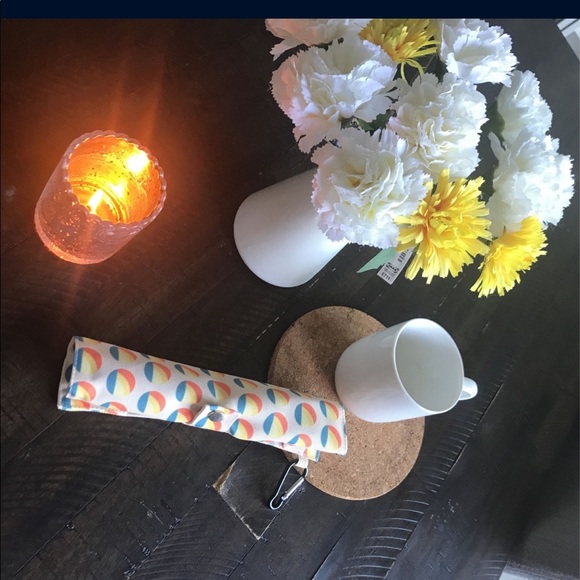 Brand New Picnic Bamboo Utensil Set - Picture 2 of 2